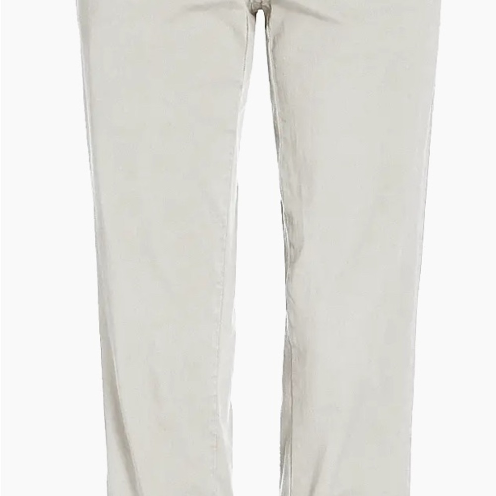 Nili Lotan East Hampton Ankle Crop Pants in Eggshell size 6
